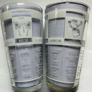 VTG Federal cocktail glasses shaker “Mr Bartender”